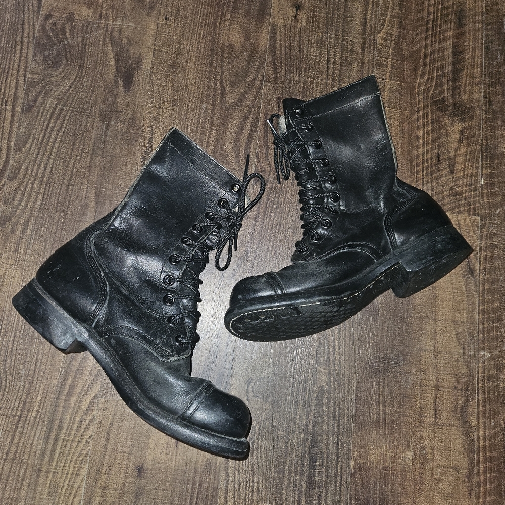 B.F. Goodrich Leather Lace-up Military Boots